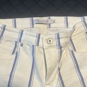 BILLY T | striped skinny jeans, size 6